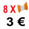 Oferta 8 metxa tallada 